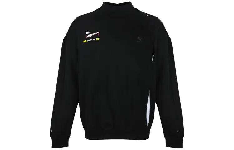 PUMA X ADER ERROR ADER ERROR Sweatshirts Unisex Black Half-Turtleneck Moderate Regular