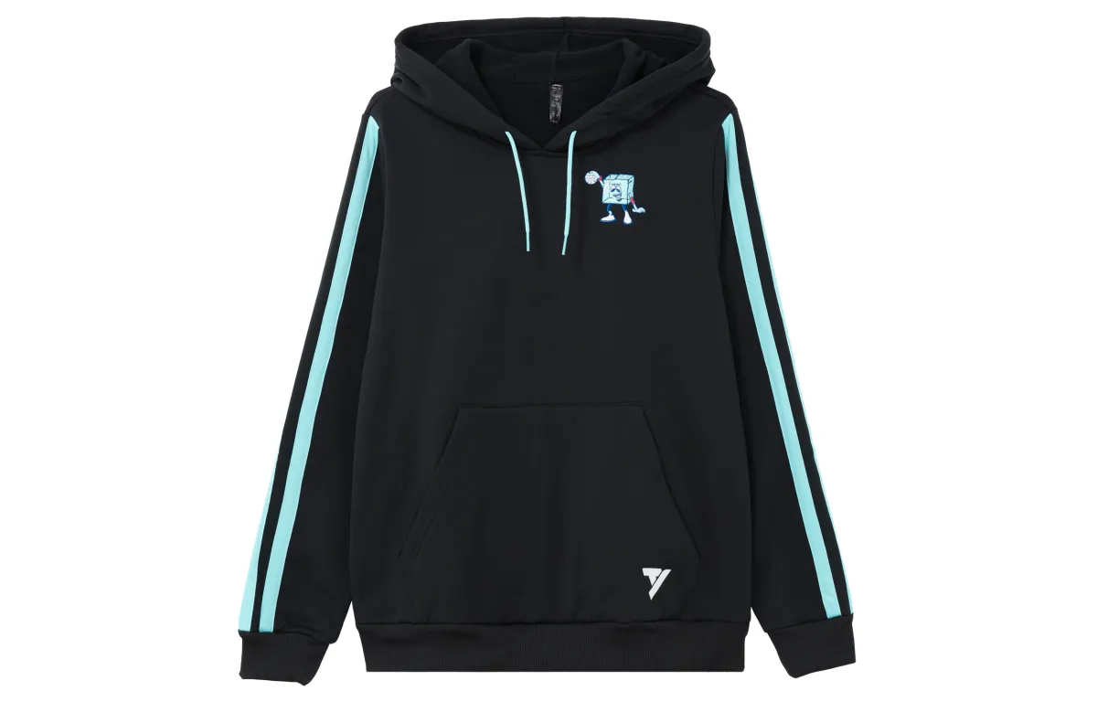 Adidas Sweatshirts Men's Black Hooded Moderate Regular