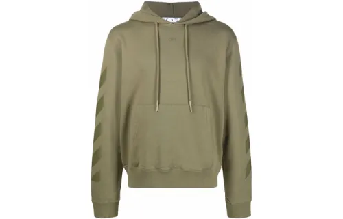 OFF WHITE Slim Fit Rubber Arrows Hoodie