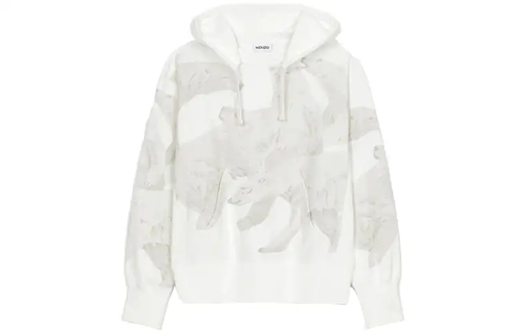Kenzo Polar Bear cotton hoodie