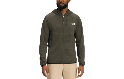 THE NORTH FACE Sweatshirts Men's Nouveau Gray Green Hooded Moderate Cardigan