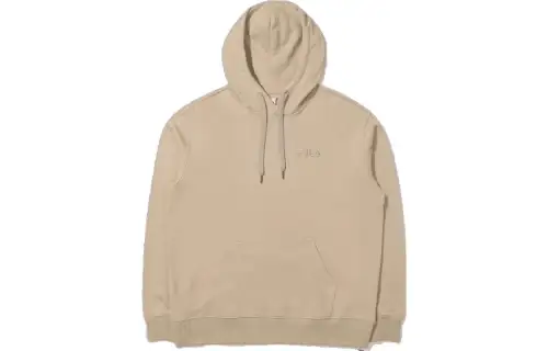 FILA Sweatshirts Unisex Khaki Hooded Moderate