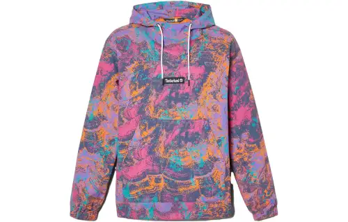 Timberland Sweatshirts Unisex Purple Hooded Moderate Regular