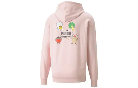 PUMA Blaster Sweatshirts Men's Pink Hooded Moderate Regular