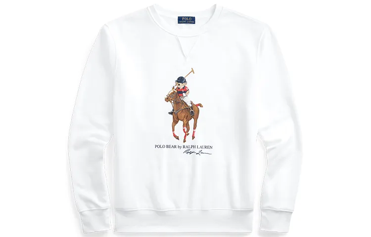 Polo Ralph Lauren Polo BearBig Pony Sweatshirt Men's White
