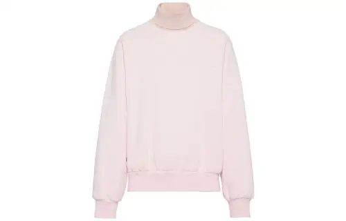 PRADA Sweatshirts Men's Pink Turtleneck Moderate Regular