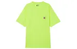 Carhartt T Shirts Men's Green Crew Neck Moderate Straight Fit