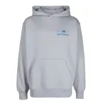 New Balance Sweatshirts Men's Gray Hooded Moderate Regular