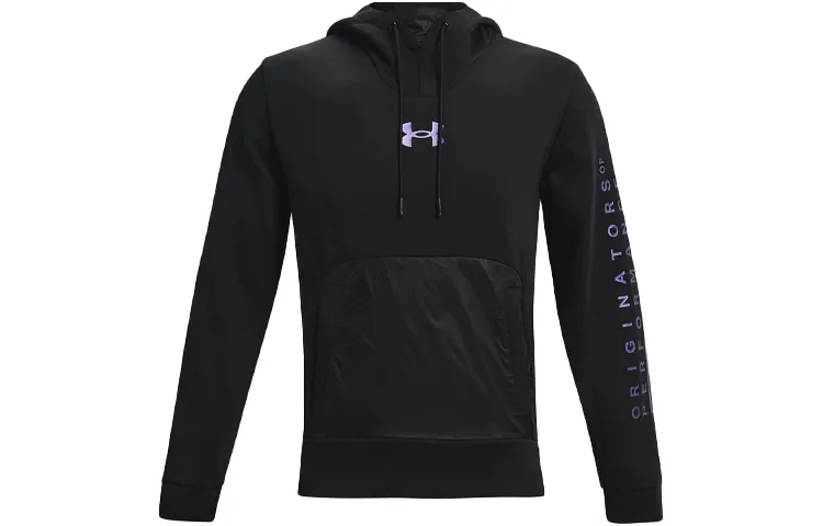 Under Armour Sweatshirt Men's Black Purple