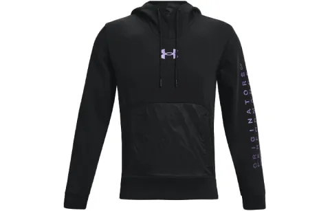 Under Armour Sweatshirt Men's Black Purple