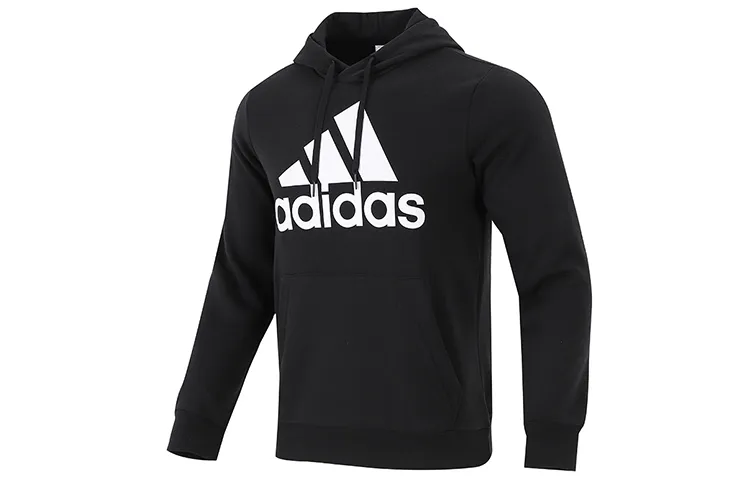 Adidas Sweatshirts Men's Black Hooded (Non-detachable) Moderate