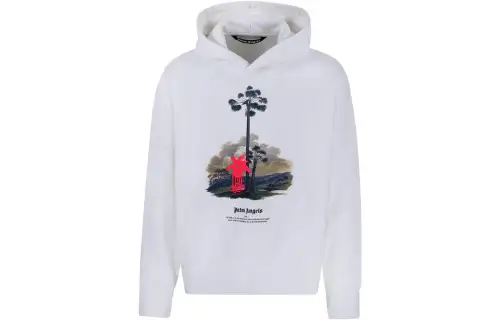 Palm Angels palm tree-print hoodie