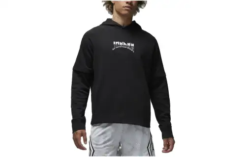 Jordan Sweatshirts Men's Black Hooded Moderate Other