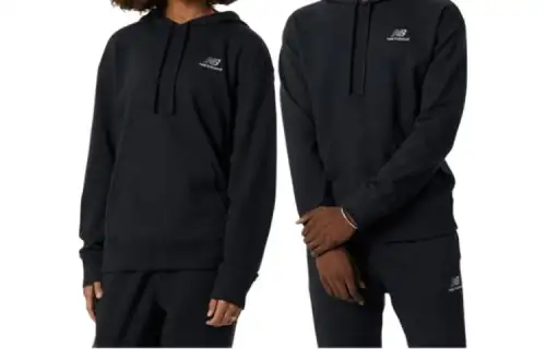 New Balance Sweatshirts Unisex Black Hooded Moderate Other