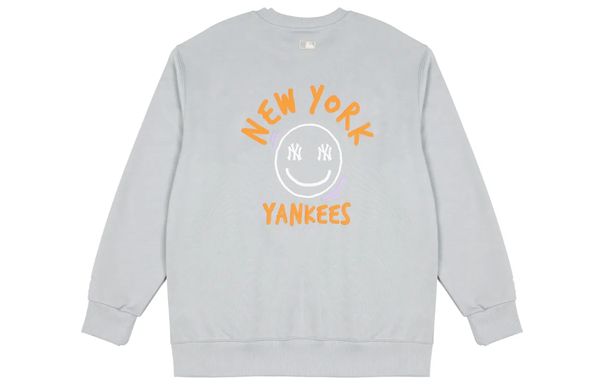 MLB Sweatshirts Unisex Gray Crew Neck Moderate Regular