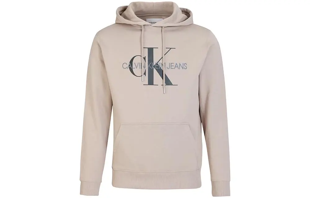 Calvin Klein Sweatshirts Men's Khaki Hooded Thin Regular