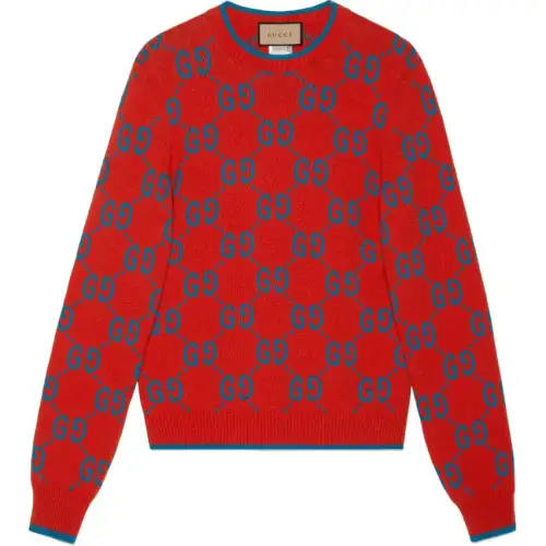 GUCCI SS23 Sweatshirt Men's Red