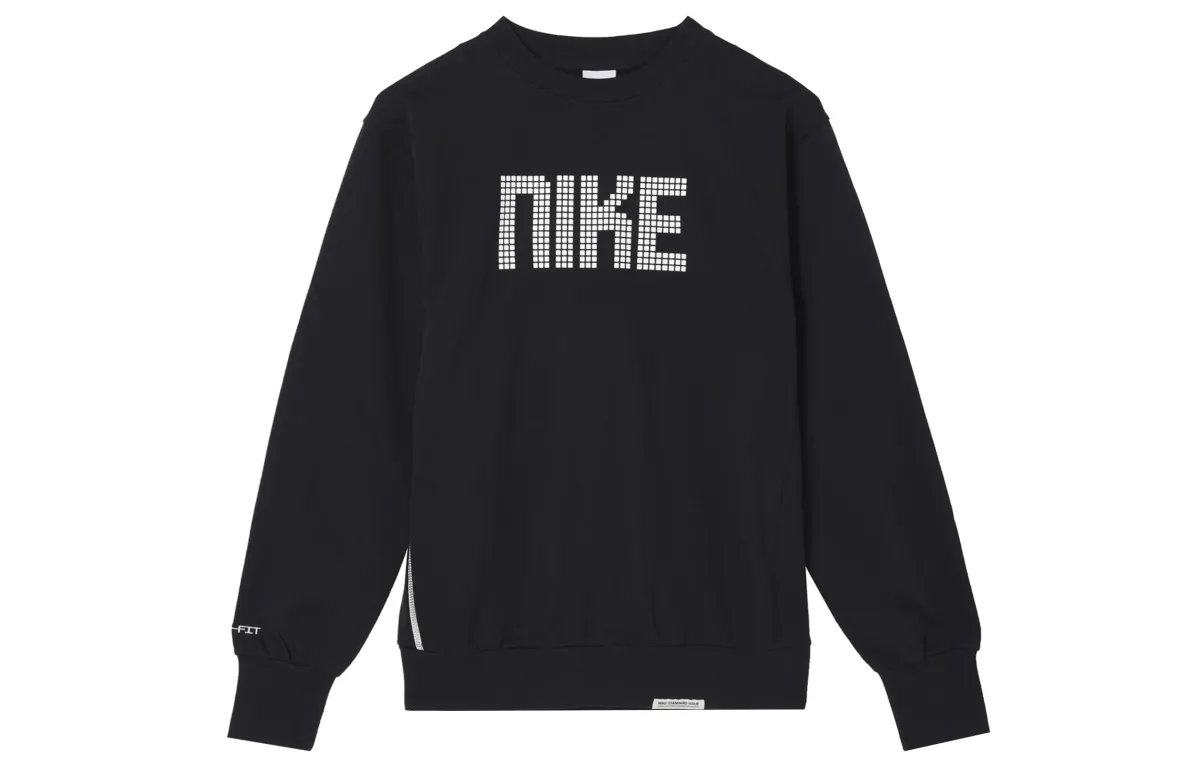 Nike Sweatshirts Men's Black Crew Neck Moderate Other