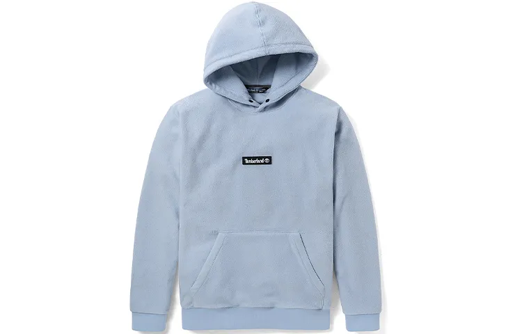 Timberland Sweatshirts Men's Light Blue Hooded Thickened Regular