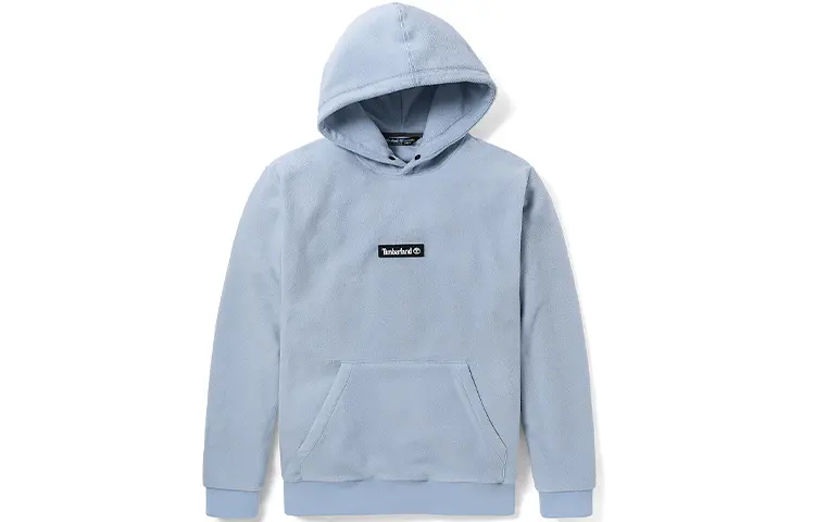 Timberland Sweatshirts Men's Light Blue Hooded Thickened Regular