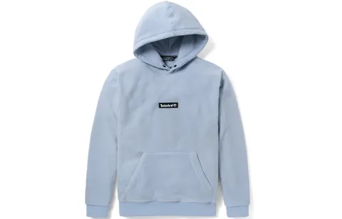 Timberland Sweatshirts Men's Light Blue Hooded Thickened Regular