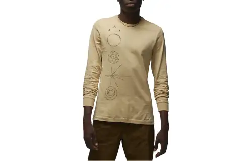 Jordan Sweatshirts Men's Linen Crew Neck Thin Regular