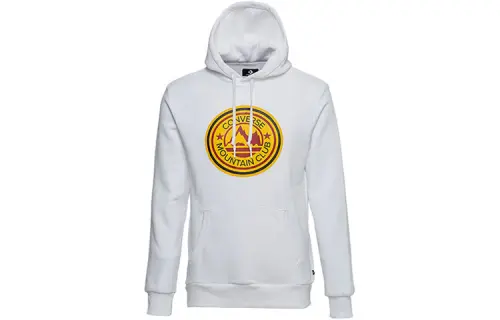 Converse Sweatshirts Unisex White Hooded Moderate Regular