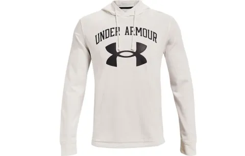 Under Armour Rival Sweatshirts Men's White Hooded Moderate Regular