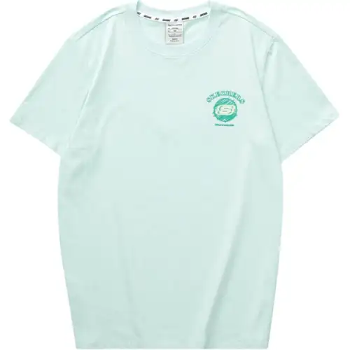 Skechers Colorful T Shirt Unisex Ice Refreshing Blue