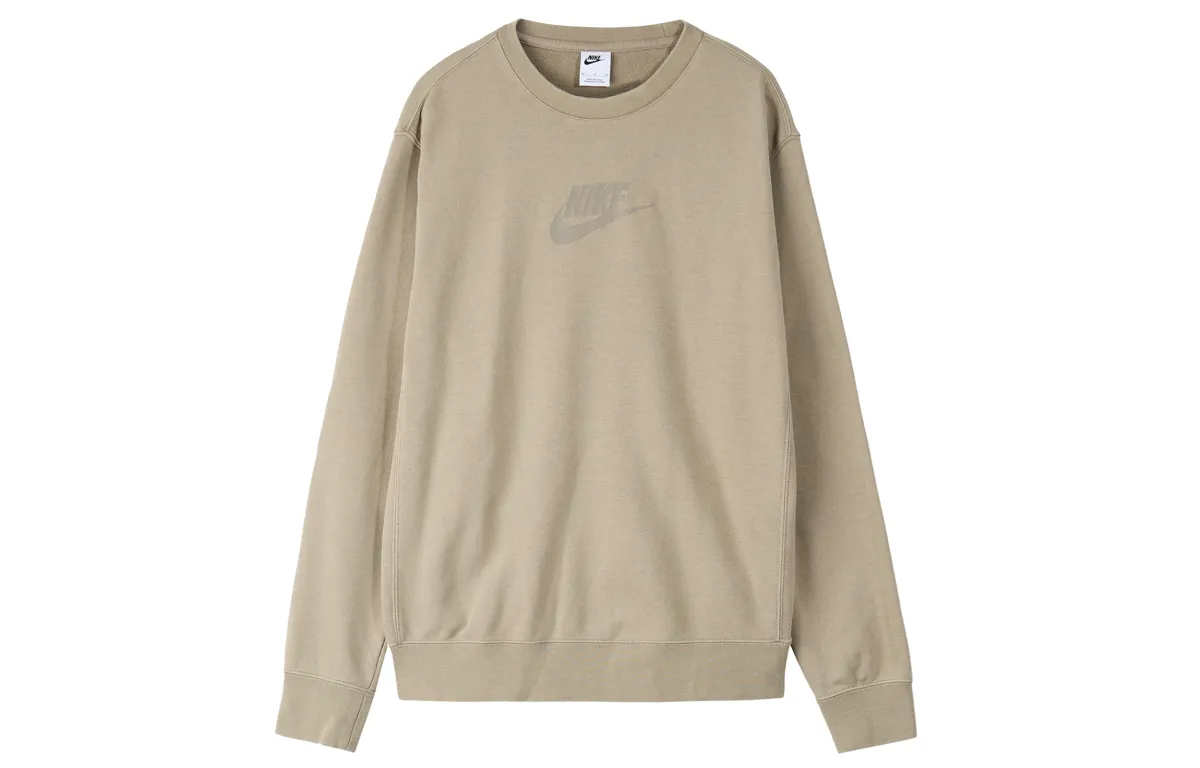 Nike Sweatshirts Men's Moon Fossil Gray Crew Neck Moderate Other