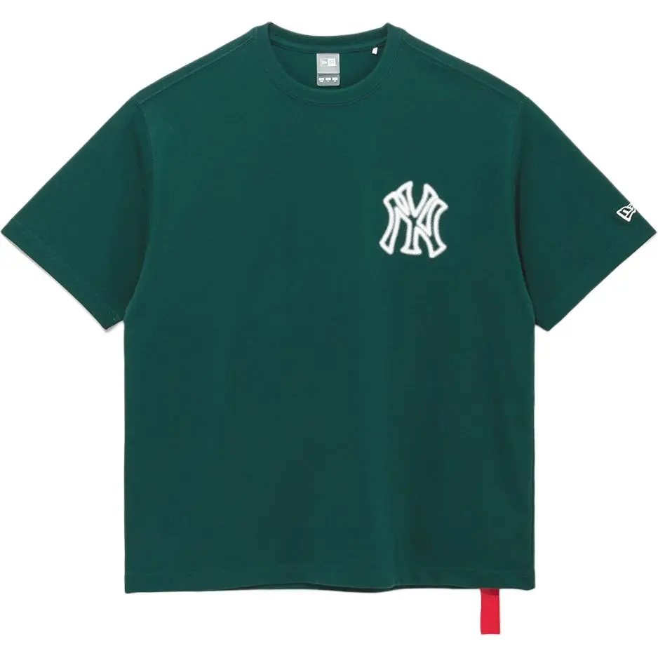 New Era T Shirt Couple, Trendy And Versatile Unisex Green