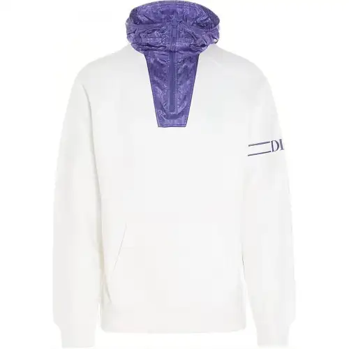 DIOR Sweatshirts Men's White Hooded Moderate Other