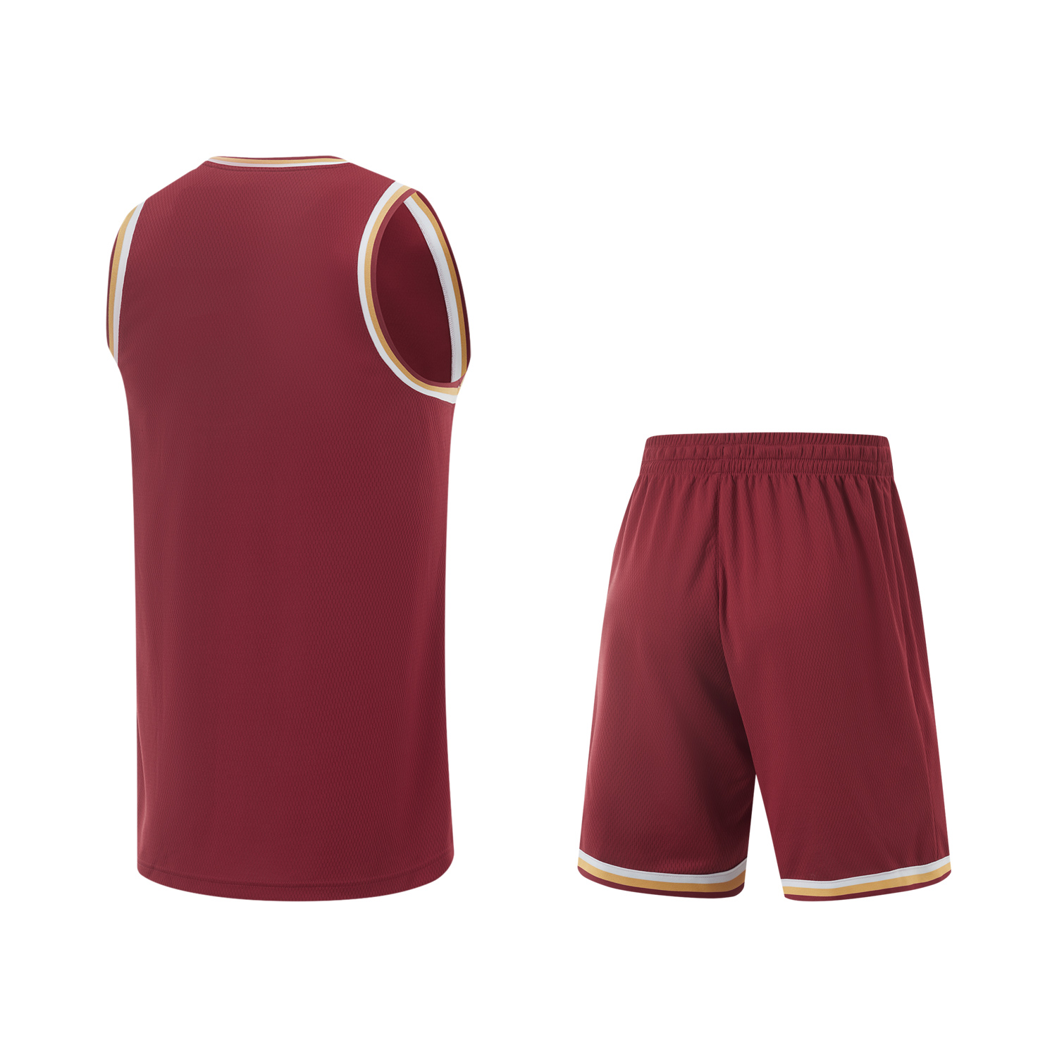 Li Ning Professional Basketball Collection Basketball Suit Men’s Zhejiang Red