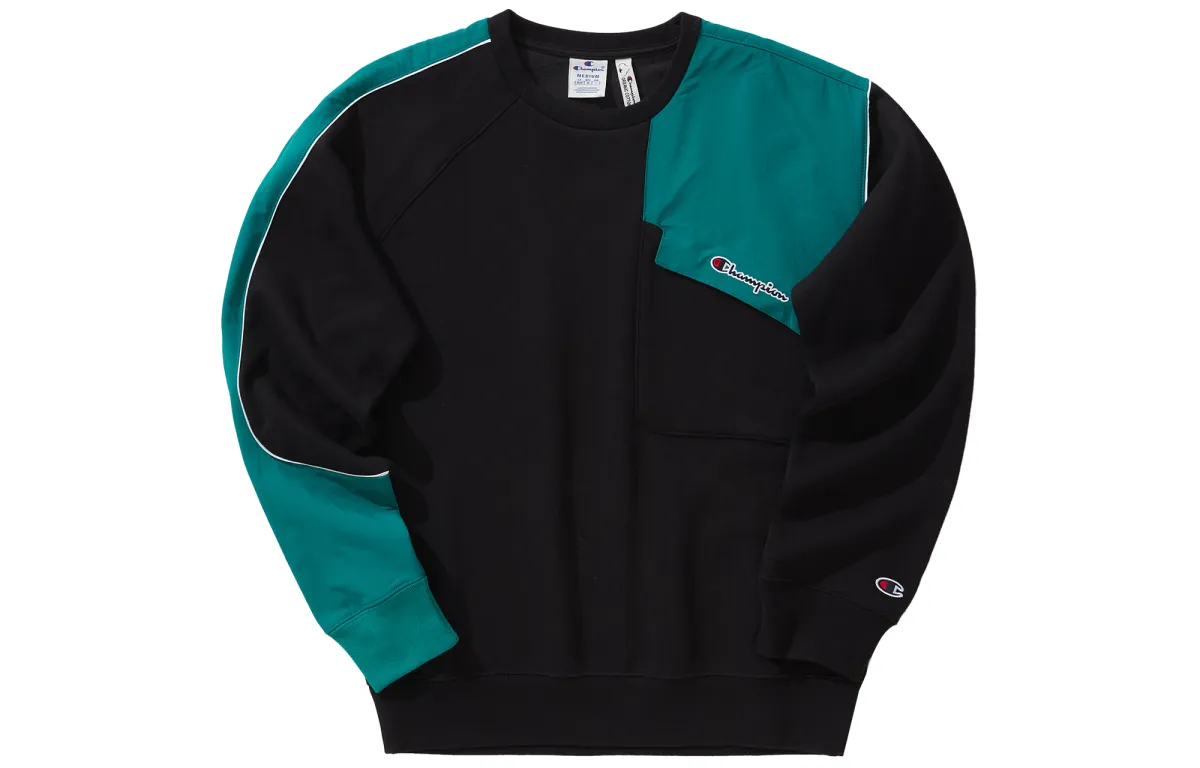 Champion Rochester Collection, Letter Logo Multicolor Pullover Athleisure Crew Neck Fleece Lined Sweatshirt