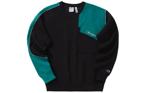 Champion Rochester Collection, Letter Logo Multicolor Pullover Athleisure Crew Neck Fleece Lined Sweatshirt