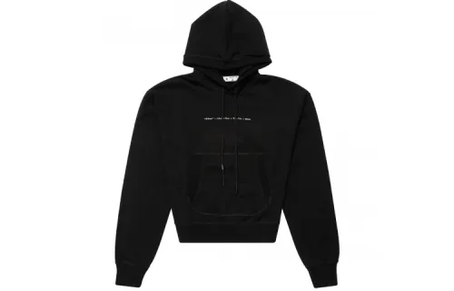 OFF WHITE Tornado Arrow Logo Hoodie