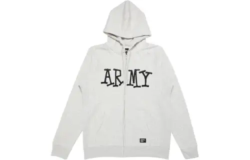 Stussy Army Zip Up Hoodie