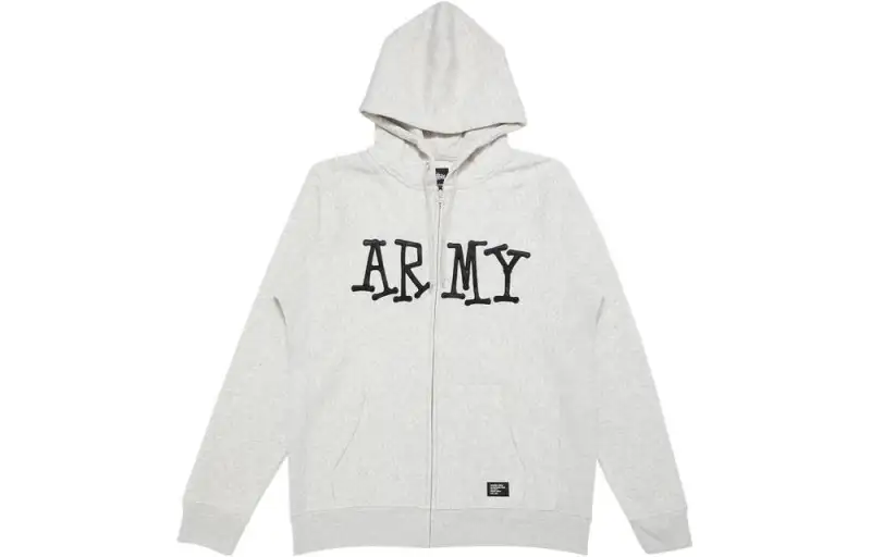 Stussy Army Zip Up Hoodie