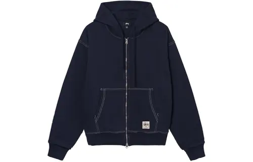 Stussy Double Face Label Zip Hoodie