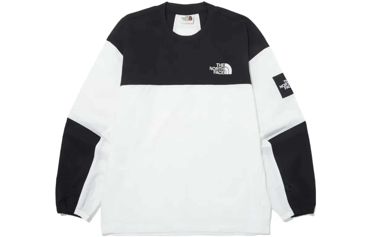 THE NORTH FACE Sweatshirts Unisex Black White Crew Neck Moderate Regular