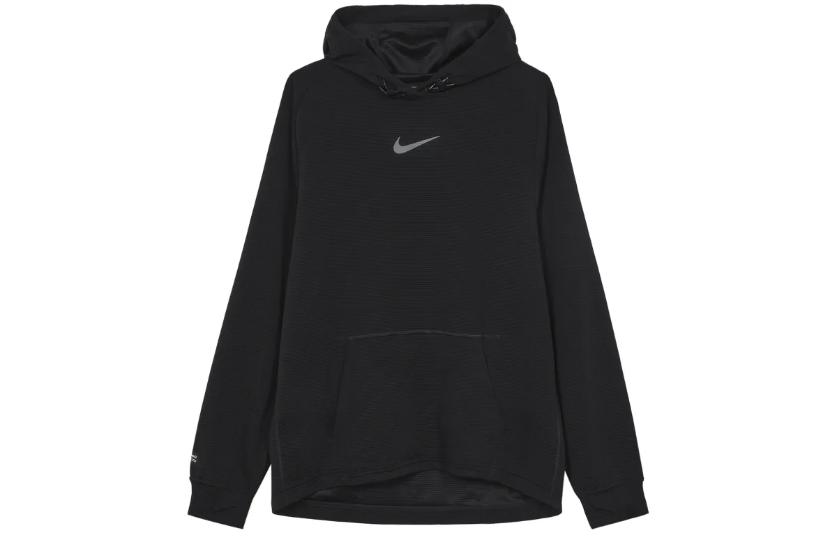 Nike Sweatshirts Men's Black Hooded Moderate Regular