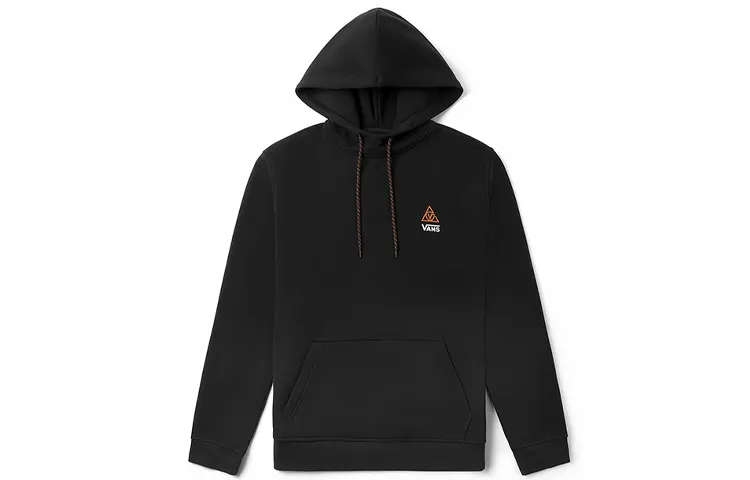 Vans Sweatshirts Unisex Black Hooded Moderate Regular