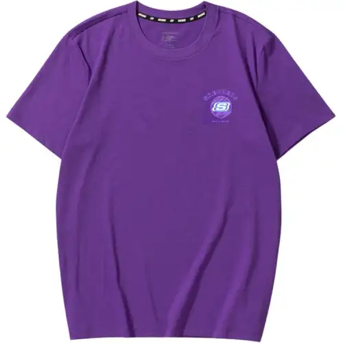 Skechers Colorful T Shirt Unisex Prism Purple