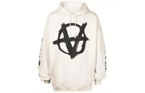 Vetements Double Anarchy Logo Hoodie