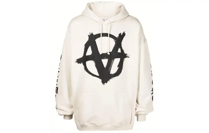 Vetements Double Anarchy Logo Hoodie