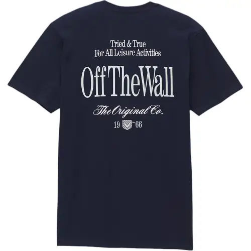 Vans Holmdel T Shirt Men's Marine Blue