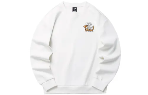 ANTA Life Collection Sweatshirts Unisex White Crew Neck Moderate Regular