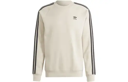 Adidas Originals 3 Stripes Sweatshirt Men's Beige