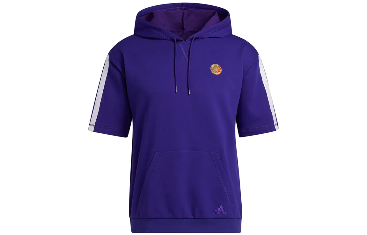 Adidas x Donavan Mitchell short-sleeve hoodie