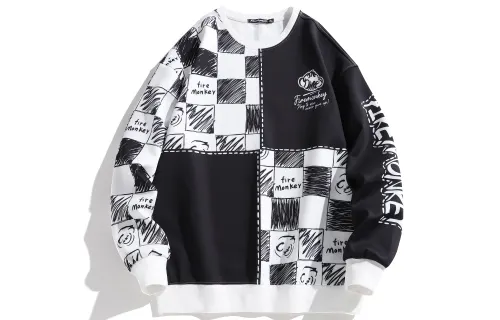 FireMonkey Sweatshirts Unisex Crew Neck Moderate Regular